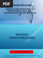 Siaf Modulo Presupuestario Final