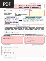 LKPD Limit Fungsi Trigonometri