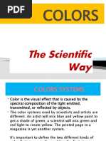 Colors: The Scientific Way