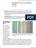 Theoretical Virus 10 Reasons SARS-CoV-2 Is An Digital Creation