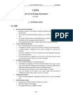 Cqsim Low-Level Design Document: 1.1 Goals