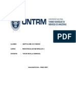 Trabajo Resistencia de Materiales II