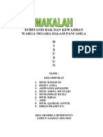 Makalah Substansi Hak Dan Kewajiban Warga Negara