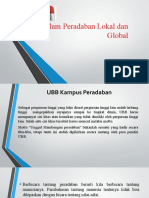 UBB Dalam Peradaban Lokal