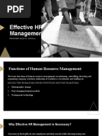 Effective HR Management