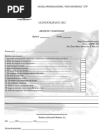 Formato de Reporte de Alumnos