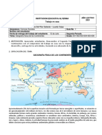 6 - Guia 1 Ii Periodo Sociales Sextos Geografía Física de Los Continentes