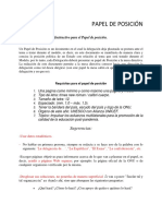 PAPEL DE POSICIÓN - Instructivo.