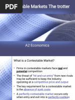 Contestable Markets