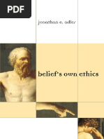 Belief's Own Ethics - Jonathan E. Adler