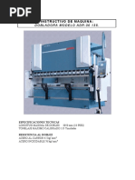 Instructivo de Dobladora