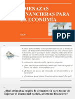 Amenzas Financieras para La Economía