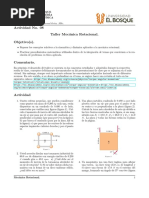 Taller Mecanica Rotacional