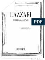 LAZZARI Solfeggi Cantati