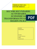 Actividades Trasnformativas Piura