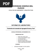 Contenido de Humedad de Agregado Grueso y Fino