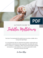 Ultimate Guide To Toddler Meltdowns!