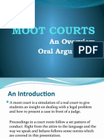 Moot Courts: An Overview Oral Arguments