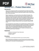 Activity 3.2.1 Product Observation