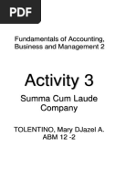 Activity 3 - Tolentino