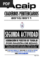 Cuaderno Penitenciario Segunda Actividad