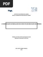 Relatorio - Rita Fonseca - A Comunicação Na Resolução de Conflitos em Educação de Infância769