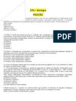 Provão 2ºd Biologia