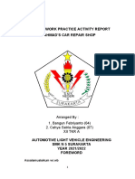 Indutrial Work Practice Activity Report in Ahmad'S Car Repair Shop