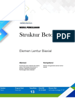 Modul Struktur Beton 2 - TM 13-2021