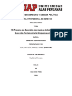 Derecho de Sucesiones - Viii Ciclo - Marcela Sevillano León - Filial Huacho