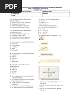 EVALUACION DIAGNOSTICA 10° Fisica