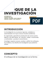 Enfoque de La Investigación