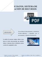 Grupo 3 Exposicion Dos Banco de Datos y Sistema de Informacion RR - Hh.