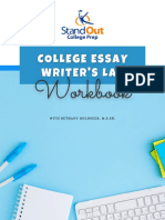 College Essay Writer's Lab Workbook