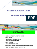 Hygiene Alimentaire en Restauration