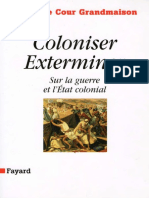 EBOOK Olivier Le Coeur Grandmaison - Coloniser Exterminer Sur La Guerre Et Letat Colonial