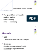 Gerund and Infinitive