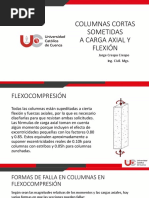 Columnas Cortas Sujetas A Carga Axial y Flexión