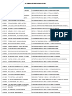 Lista Oficial de Egresados 2019 2