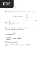 Guía de Ejercicios Resueltos - Barrera de Potencial