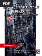 Lawyers and Laws of Eberron Resources For Legal Thrillers in Eberron