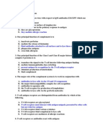 Immunology Exam Questions Sample