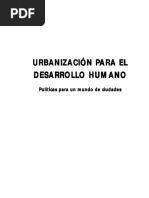 Urbanización para El Desarrollo Urbano