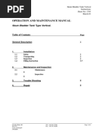 Operation and Maintenance Manual: Skum Bladder Tank Type Vertical