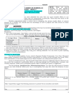 Lesson:: Learning Activity Sheet in Science 10 First Quarter - Week 3