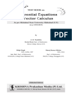 Differential Equations and Vector Calculus