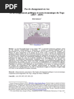 Pas de Changement en Vue Le Developpemen