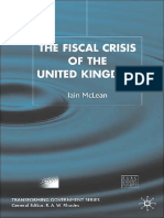 (Transforming Government) Iain McLean-The Fiscal Crisis of The United Kingdom-Palgrave Macmillan (2005)