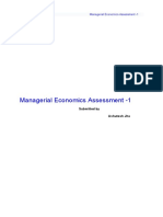 Managerial Economics Assesment 1