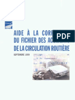 Aide À La Correction Du Fichier Des Accidents de La Circulation Routière